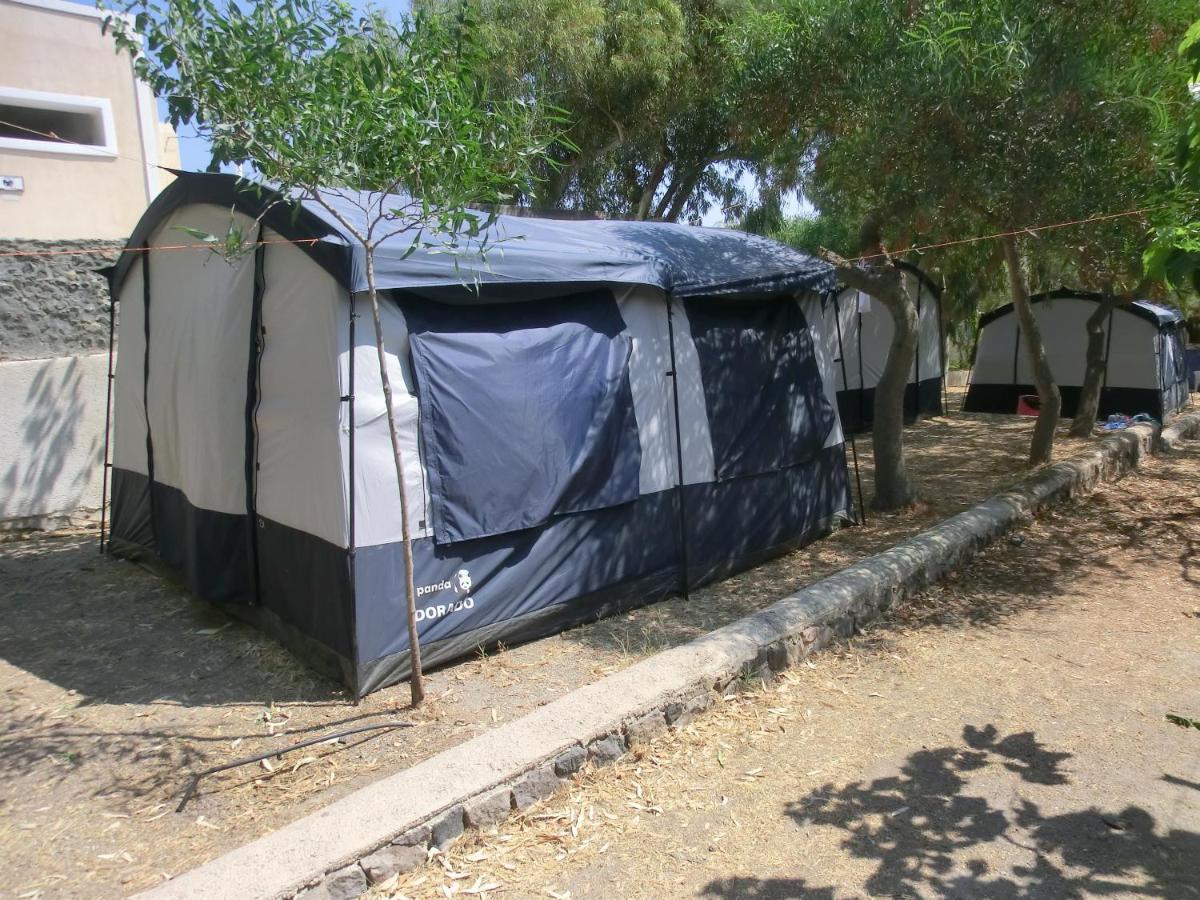 Santorini Camping & Hostel Fira  Bagian luar foto